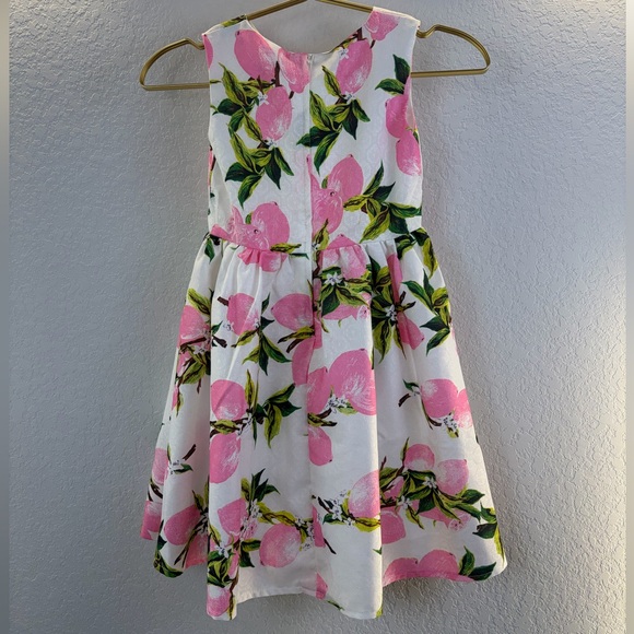 Grace Karin Pink Lemon Floral Kids Size 5-6 Easter Wedding Party Dress - Picture 10 of 10